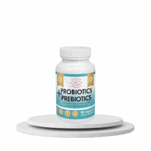 Probiotics and Prebiotics 216 Billion CFUs per Container and 7.2 Billion per Serving, 7 Active Ingredients, For Men and Women, 90 Capsules