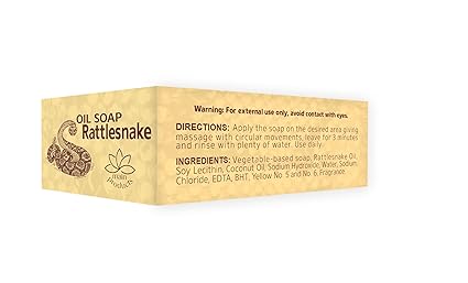 Rattlesnake Oil Soap 5.29 Oz (5.29 oz), Cosmetic Soap, Rattlesnake Oil Soap. - Image 6
