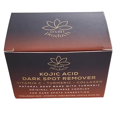 Kojic Acid Dark Spot Remover Soap Bars with Vitamin C, Retinol, Collagen, Turmeric, Original Japanese Complex infused with Hyaluronic Acid, Vitamin E, Shea Butter - Image 5