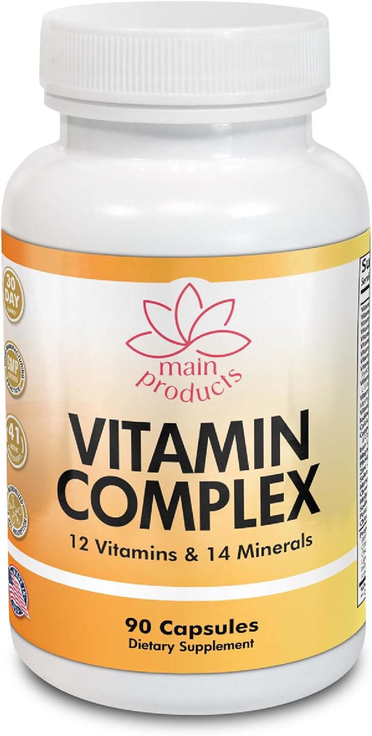 Multivitamin and Multimineral Vitamin Complex - 12 Vitamins and 14 Minerals, Vitamin A C D3 E B1 B2 B3 B5 B6 B9 B12 H and Minerals - 90 Capsules 41 Active Ingredients, Micronized for a - Image 4