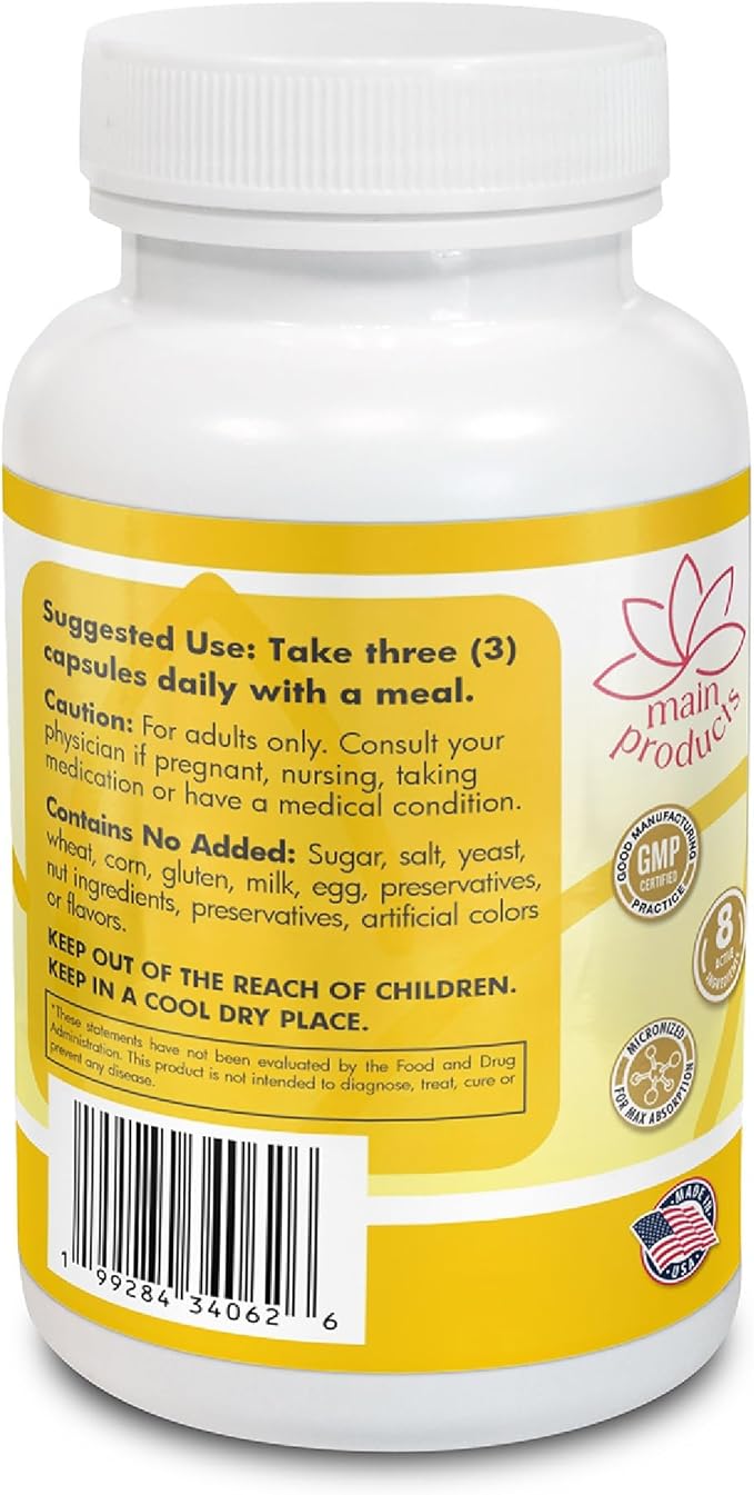 Glucosamine Chondroitin MSM Hyaluronic Acid Ashwagandha Turmeric Ginger Arnica - Joint Support Supplement, Micronized, 2430 mg, 90 Capsules. - Image 9