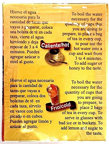 Torote Prieto Instant Tea 25 sachets 0.07 oz each - Image 3